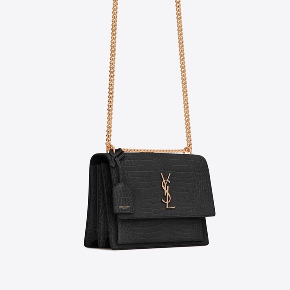 YSL BLACK CROSSBODY - Picture 1 of 4